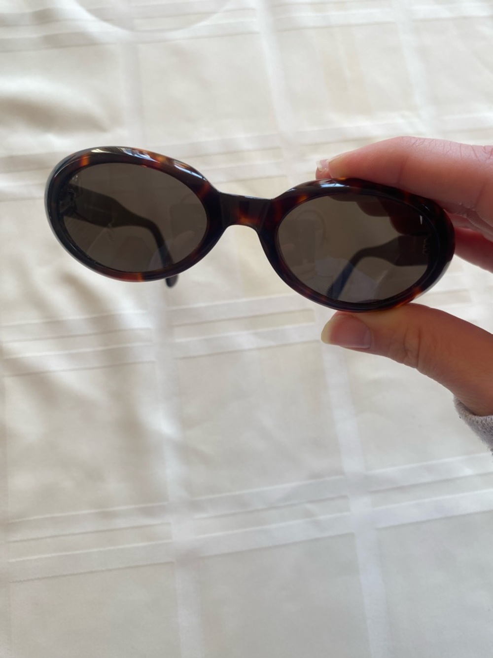 Vintage Oval Tortoiseshell Sunglasses